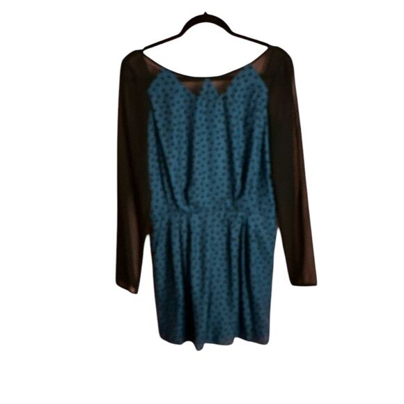 BCBG Polka Dot Mesh Romper NWT Size 8 - Picture 2 of 3